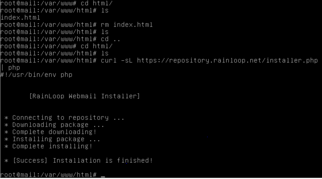 webmail-install